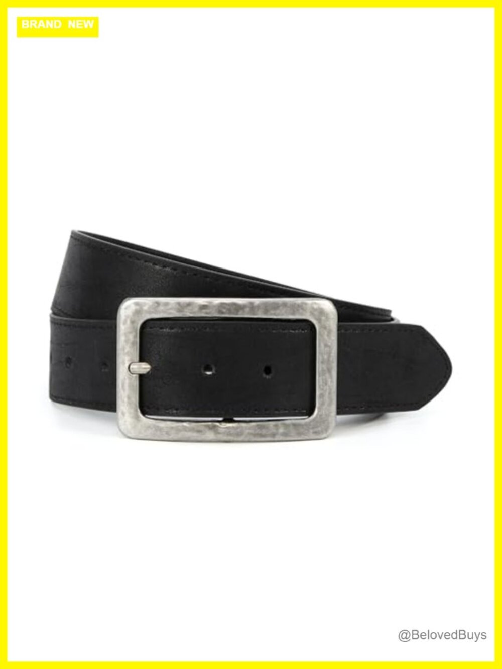 Wide Faux Leather Belt with Vintage Buckle for Women Jeans Dress